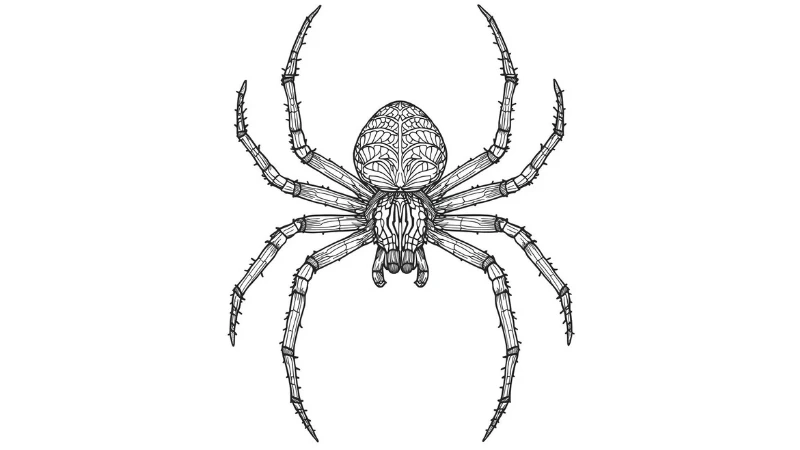 Tuyển tập tranh tô màu nhện cho trẻ em đơn giản và dễ tô