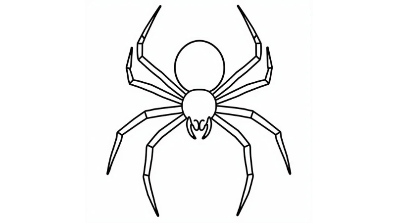 Tuyển tập tranh tô màu nhện hoạt hình dễ thương cực xinh