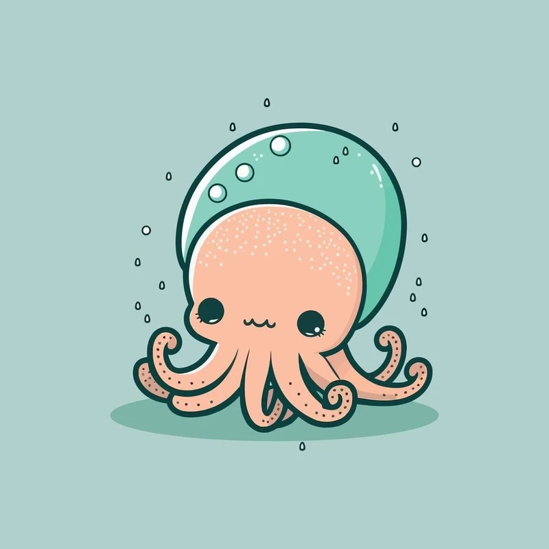 Những mẫu bạch tuộc chibi đáng yêu nhất khiến ai cũng thích